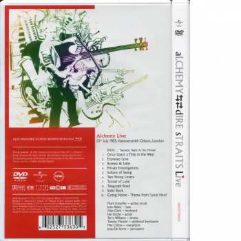 DVD Dire Straits: Alchemy - Dire Straits Live