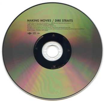 CD Dire Straits: Making Movies