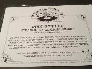 3LP/Coffret Dirk Serries: Streams Of Consciousness - The Black Label Edition LTD | NUM