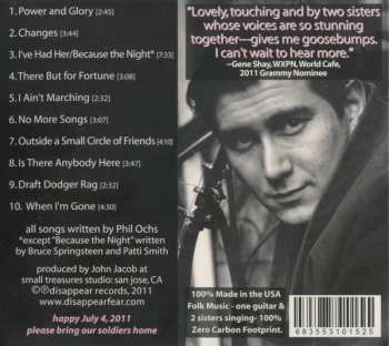 CD Disappear Fear: Get Your Phil. 10 Phil Ochs Songs Performed By Disappear Fear