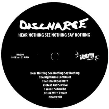 LP Discharge: Hear Nothing See Nothing Say Nothing CLR | LTD