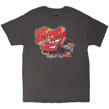 Marchandises Disney: Disney Unisex T-shirt: Cars Ka-chow (charcoal Grey) (small) S