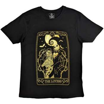 Marchandises Disney: Disney Unisex T-shirt: The Nightmare Before Christmas Jack & Sally Lovers (embellished) (small) S