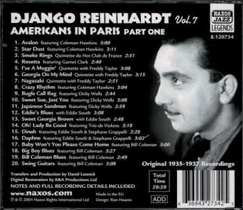 CD Django Reinhardt: Americans In Paris Part One, Vol. 7 1935 - 1937 (Classic Recordings)
