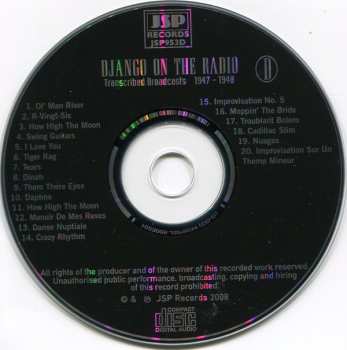 5CD/Coffret Django Reinhardt: Django On The Radio (Transcribed Broadcasts From The Greatest Jazz Guitarist Of His Era)