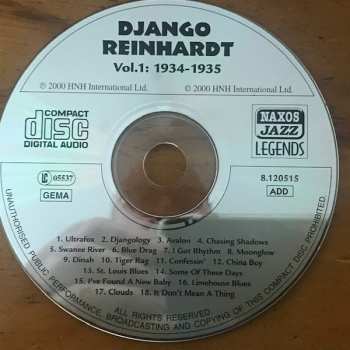 CD Django Reinhardt: Djangology - Vol. 1: 1934-1935