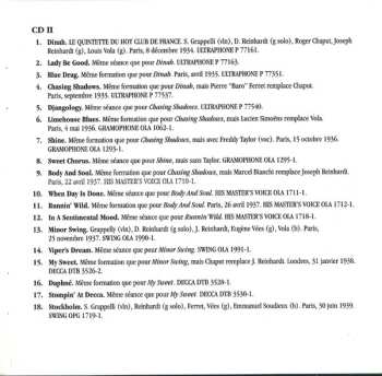 2CD Django Reinhardt: Paris - Bruxelles 1934 - 1943