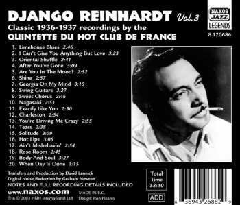 CD Django Reinhardt: Swing Guitars, Vol. 3 1936 - 1937 (Classic Recordings By Quintette Du Hot Club De France)
