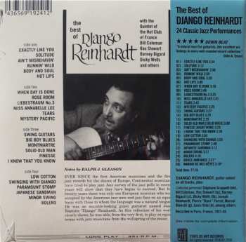 CD Django Reinhardt: The Best Of Django Reinhardt (24 Classic Jazz Performances) LTD