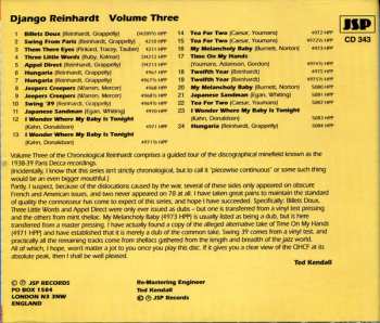 5CD/Coffret Django Reinhardt: The Classic Early Recordings In Chronological Order