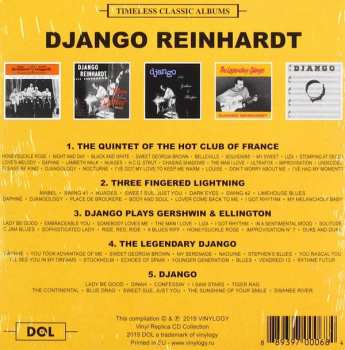 5CD Django Reinhardt: Timeless Classic Albums