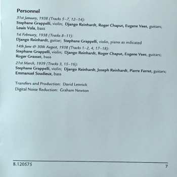 CD Django Reinhardt: Vol. 2:  1938-1939 Classic Recordings By The Quintette Du Hot Club De France
