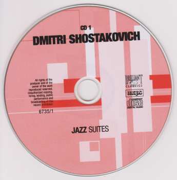 3CD Dmitri Shostakovich: Jazz & Ballet Suites • Film Music