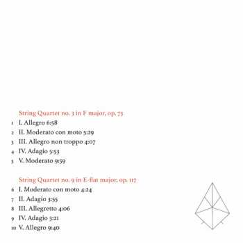 CD Dmitri Shostakovich: String Quartets 3 & 9