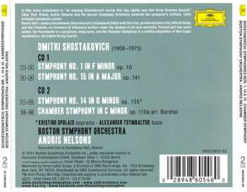 2CD Dmitri Shostakovich: Symphonies 1, 14 & 15 · Chamber Symphony In C Minor