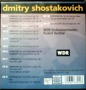 11CD/Coffret Dmitri Shostakovich: Symphonies