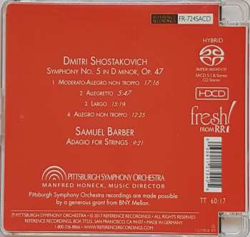 SACD Dmitri Shostakovich: Shostakovich: Symphony No. 5 / Barber: Adagio