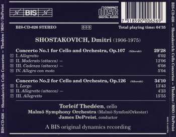 CD Dmitri Shostakovich: Cello Concertos Nos. 1 & 2