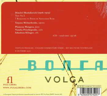 CD Dmitri Shostakovich: Trio Nr. 2 / 7 Romances To Poems By Alexander Blok