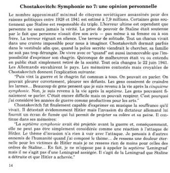 CD Dmitri Shostakovich: Symphony No. 7 In C Major, Op. 60, 'Leningrad'