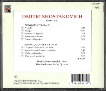 CD Dmitri Shostakovich: Piano Quintet / String Quartet No. 2