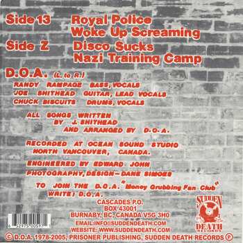 SP D.O.A.: Disco Sucks LTD