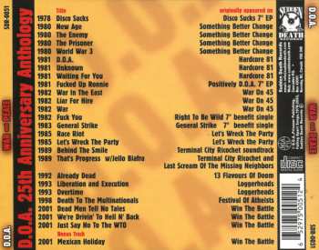 CD D.O.A.: War And Peace - D.O.A. 25th Anniversary Anthology