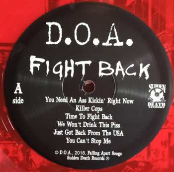 LP D.O.A.: Fight Back  LTD