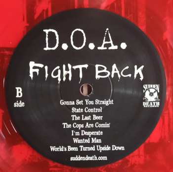 LP D.O.A.: Fight Back  LTD
