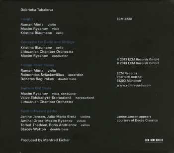 CD Dobrinka Tabakova: String Paths