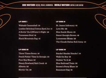 2LP Doc & Merle Watson: Never The Same Way Once • Live At The Boarding House • Thursday, May 2, 1974