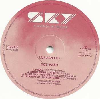 2LP Doe Maar: Lijf Aan Lijf CLR | LTD