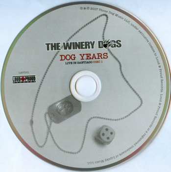 3CD/DVD/Blu-ray The Winery Dogs: Dog Years - Live in Santiago & Beyond 2013-2016