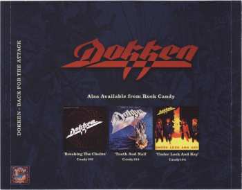 CD Dokken: Back For The Attack 