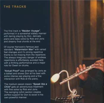 CD Don Braden / Joris Teepe Quartet: In The Spirit Of Herbie Hancock (Live At 'De Witte')