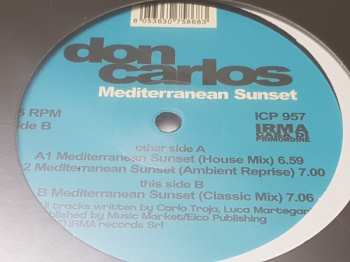 Album Don Carlos: Mediterranean Sunset