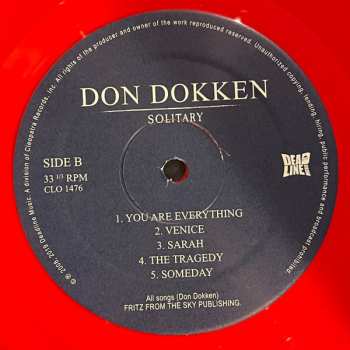 LP Don Dokken: Solitary LTD