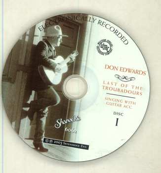2CD Don Edwards: Last Of The Troubadours (Saddle Songs II)
