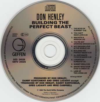 CD Don Henley: Building The Perfect Beast