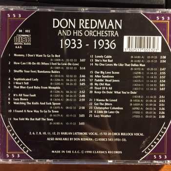 CD Don Redman: 1933-1936