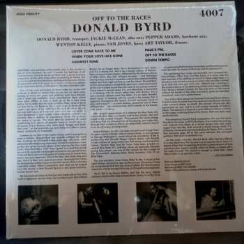 LP Donald Byrd: Off To The Races LTD