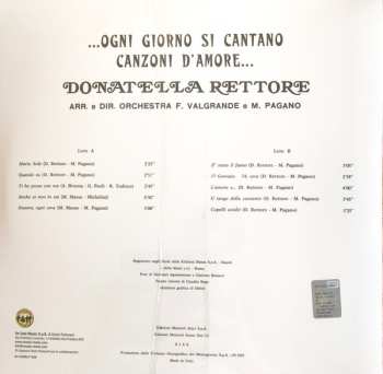 LP Donatella Rettore: Ogni Giorno Si Cantano Canzoni D'Amore CLR | LTD