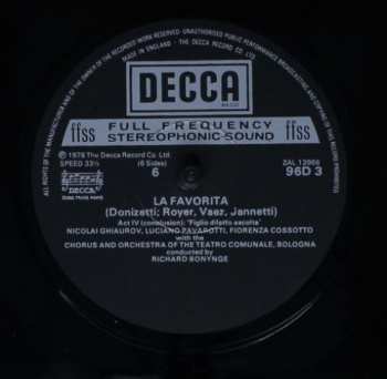 3LP/Coffret Ileana Cotrubas: La Favorita