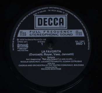 3LP/Coffret Ileana Cotrubas: La Favorita