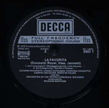 3LP/Coffret Ileana Cotrubas: La Favorita