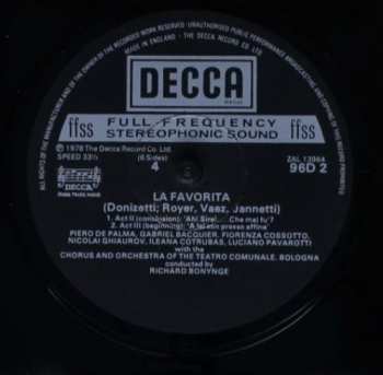 3LP/Coffret Ileana Cotrubas: La Favorita