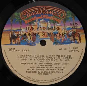 2LP Donna Summer: Live And More