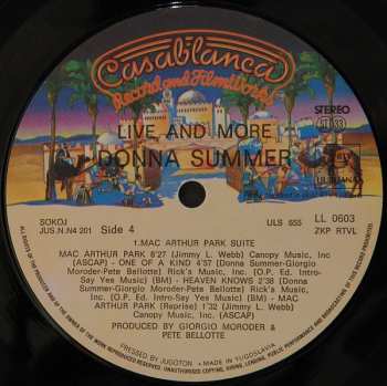 2LP Donna Summer: Live And More