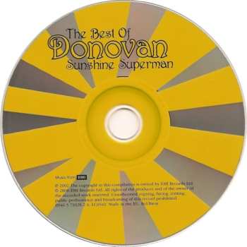 CD Donovan: The Best Of Donovan (Sunshine Superman) LTD