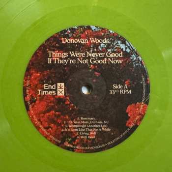 LP Donovan Woods: Things Were Never Good If They're Not Good Now CLR | LTD